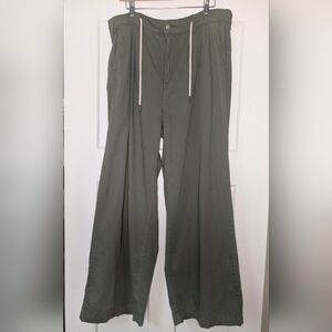 Old Navy Women's Olive Wide Leg Pants
